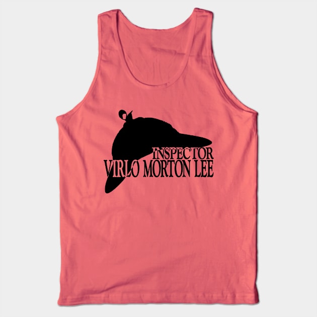 Inspector Virlo Morton Lee - Title Art Stamp Tank Top by pigeonspaceshipstudios